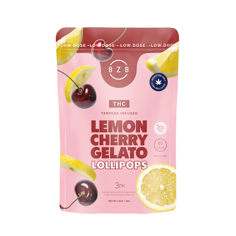 BZB 5mg THC Terpene Lollipops 3 pack - Image 3
